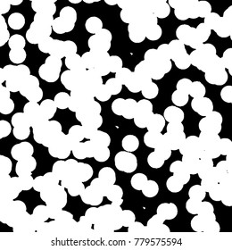 Black and white grunge background. Abstract vector texture of the ink spots. Vintage elements for printing on business cards, posters and design your own