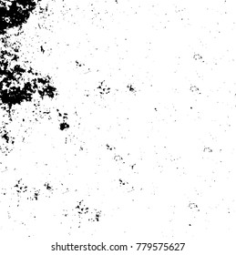 Black and white grunge background. Abstract vector texture of the ink spots. Vintage elements for printing on business cards, posters and design your own
