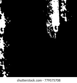 Black and white grunge background. Abstract vector texture of the ink spots. Vintage elements for printing on business cards, posters and design your own