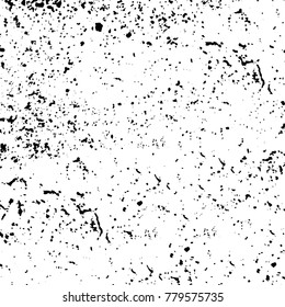 Black and white grunge background. Abstract vector texture of the ink spots. Vintage elements for printing on business cards, posters and design your own