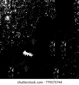 Black and white grunge background. Abstract vector texture of the ink spots. Vintage elements for printing on business cards, posters and design your own