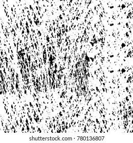 Black and white grunge background. Abstract vector texture of the ink spots. Vintage elements for printing on business cards, posters and design your own