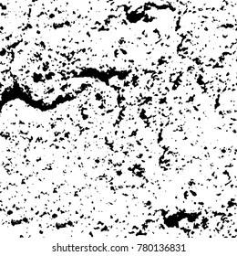 Black and white grunge background. Abstract vector texture of the ink spots. Vintage elements for printing on business cards, posters and design your own