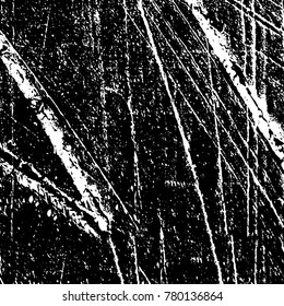 Black and white grunge background. Abstract vector texture of the ink spots. Vintage elements for printing on business cards, posters and design your own