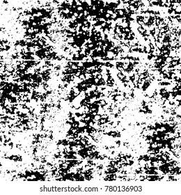 Black and white grunge background. Abstract vector texture of the ink spots. Vintage elements for printing on business cards, posters and design your own