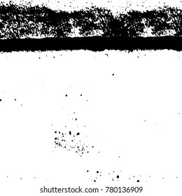 Black and white grunge background. Abstract vector texture of the ink spots. Vintage elements for printing on business cards, posters and design your own