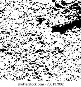 Black and white grunge background. Abstract vector texture of the ink spots. Vintage elements for printing on business cards, posters and design your own