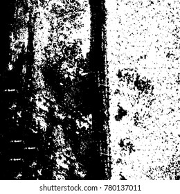Black and white grunge background. Abstract vector texture of the ink spots. Vintage elements for printing on business cards, posters and design your own