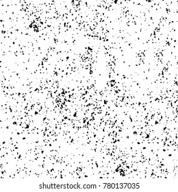 Black and white grunge background. Abstract vector texture of the ink spots. Vintage elements for printing on business cards, posters and design your own