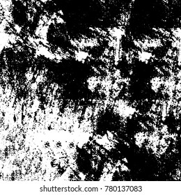 Black and white grunge background. Abstract vector texture of the ink spots. Vintage elements for printing on business cards, posters and design your own