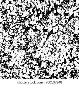 Black and white grunge background. Abstract vector texture of the ink spots. Vintage elements for printing on business cards, posters and design your own