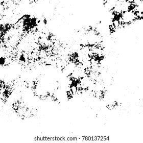 Black and white grunge background. Abstract vector texture of the ink spots. Vintage elements for printing on business cards, posters and design your own