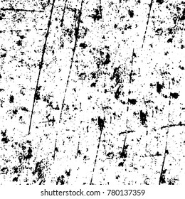 Black and white grunge background. Abstract vector texture of the ink spots. Vintage elements for printing on business cards, posters and design your own