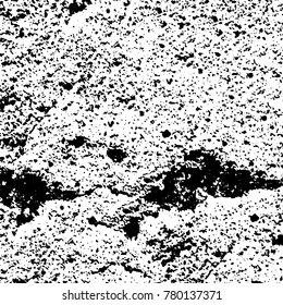 Black and white grunge background. Abstract vector texture of the ink spots. Vintage elements for printing on business cards, posters and design your own