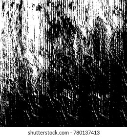 Black and white grunge background. Abstract vector texture of the ink spots. Vintage elements for printing on business cards, posters and design your own