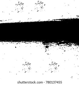 Black and white grunge background. Abstract vector texture of the ink spots. Vintage elements for printing on business cards, posters and design your own