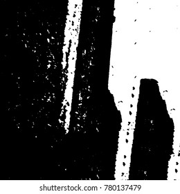Black and white grunge background. Abstract vector texture of the ink spots. Vintage elements for printing on business cards, posters and design your own