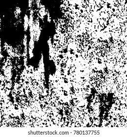 Black and white grunge background. Abstract vector texture of the ink spots. Vintage elements for printing on business cards, posters and design your own