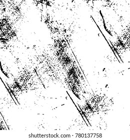 Black and white grunge background. Abstract vector texture of the ink spots. Vintage elements for printing on business cards, posters and design your own