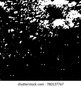 Black and white grunge background. Abstract vector texture of the ink spots. Vintage elements for printing on business cards, posters and design your own