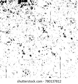 Black and white grunge background. Abstract vector texture of the ink spots. Vintage elements for printing on business cards, posters and design your own