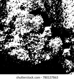 Black and white grunge background. Abstract vector texture of the ink spots. Vintage elements for printing on business cards, posters and design your own
