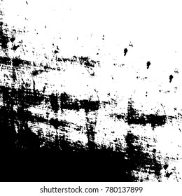 Black and white grunge background. Abstract vector texture of the ink spots. Vintage elements for printing on business cards, posters and design your own