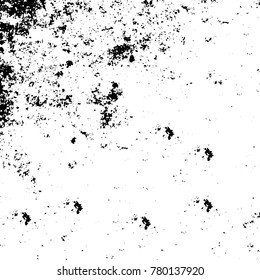 Black and white grunge background. Abstract vector texture of the ink spots. Vintage elements for printing on business cards, posters and design your own