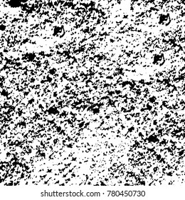 Black and white grunge background. Abstract vector texture of the ink spots. Vintage elements for printing on business cards, posters and design your own