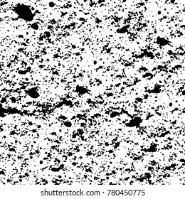Black and white grunge background. Abstract vector texture of the ink spots. Vintage elements for printing on business cards, posters and design your own