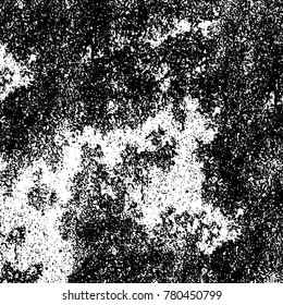 Black and white grunge background. Abstract vector texture of the ink spots. Vintage elements for printing on business cards, posters and design your own