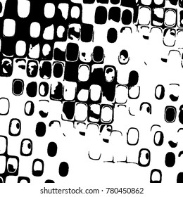 Black and white grunge background. Abstract vector texture of the ink spots. Vintage elements for printing on business cards, posters and design your own