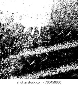 Black and white grunge background. Abstract vector texture of the ink spots. Vintage elements for printing on business cards, posters and design your own