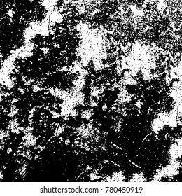 Black and white grunge background. Abstract vector texture of the ink spots. Vintage elements for printing on business cards, posters and design your own