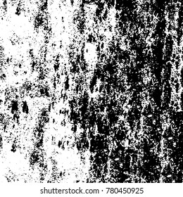 Black and white grunge background. Abstract vector texture of the ink spots. Vintage elements for printing on business cards, posters and design your own