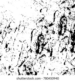 Black and white grunge background. Abstract vector texture of the ink spots. Vintage elements for printing on business cards, posters and design your own