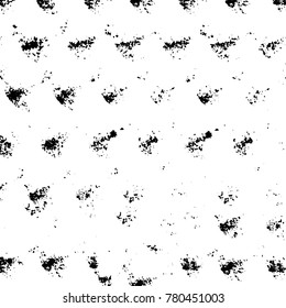 Black and white grunge background. Abstract vector texture of the ink spots. Vintage elements for printing on business cards, posters and design your own