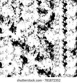 Black and white grunge background. Abstract vector texture of the ink spots. Vintage elements for printing on business cards, posters and design your own