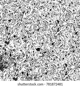 Black and white grunge background. Abstract vector texture of the ink spots. Vintage elements for printing on business cards, posters and design your own