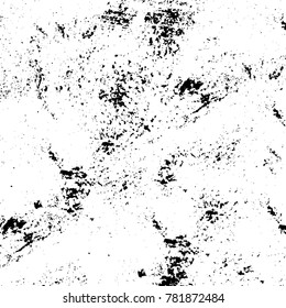 Black and white grunge background. Abstract vector texture of the ink spots. Vintage elements for printing on business cards, posters and design your own