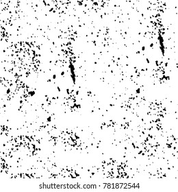 Black and white grunge background. Abstract vector texture of the ink spots. Vintage elements for printing on business cards, posters and design your own