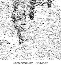 Black and white grunge background. Abstract vector texture of the ink spots. Vintage elements for printing on business cards, posters and design your own