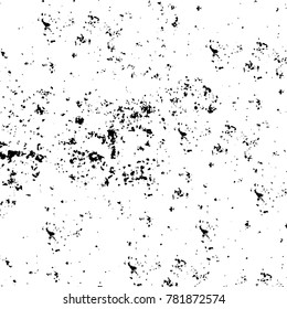Black and white grunge background. Abstract vector texture of the ink spots. Vintage elements for printing on business cards, posters and design your own