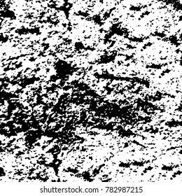 Black and white grunge background. Abstract vector texture of the ink spots. Vintage elements for printing on business cards, posters and design your own