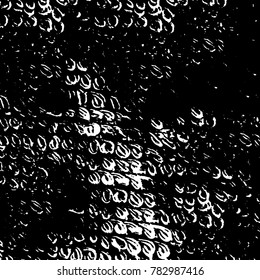 Black and white grunge background. Abstract vector texture of the ink spots. Vintage elements for printing on business cards, posters and design your own