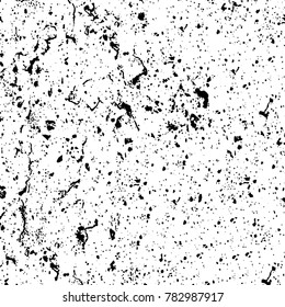 Black and white grunge background. Abstract vector texture of the ink spots. Vintage elements for printing on business cards, posters and design your own
