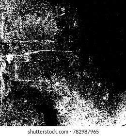Fondo negro y blanco. Textura vectorial abstracta de los puntos de tinta. Elementos vintage para imprimir en tarjetas de visita, carteles y diseñar su propio