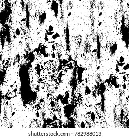 Black and white grunge background. Abstract vector texture of the ink spots. Vintage elements for printing on business cards, posters and design your own