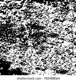 Black and white grunge background. Abstract vector texture of the ink spots. Vintage elements for printing on business cards, posters and design your own