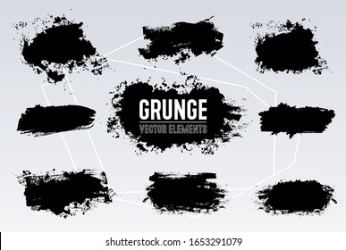 Black and white grunge background. Distress overlay texture for your design. Urban texture template.